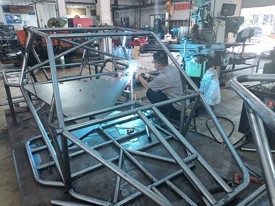 Tubular frame welding