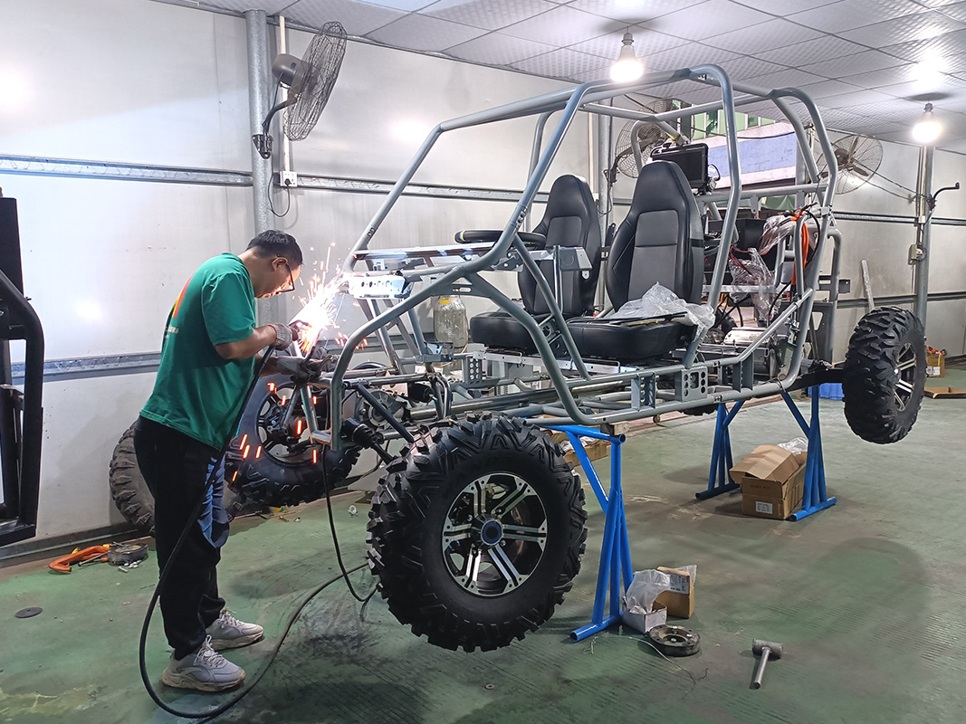 Fabrication of a vehicle frame